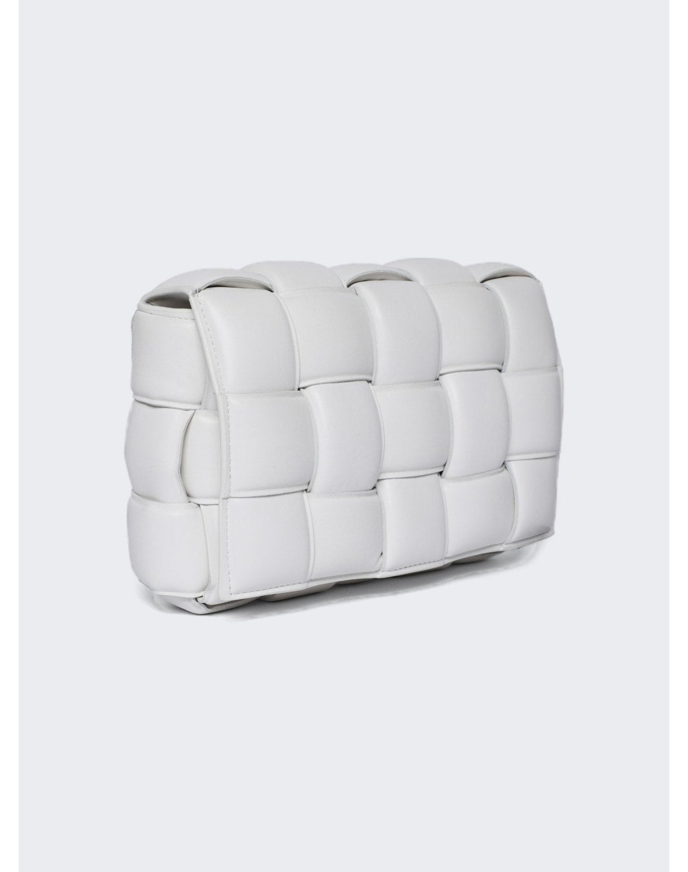 Bottega Veneta | Women | Intreccio Crossbody Bag | Chalk x Gold