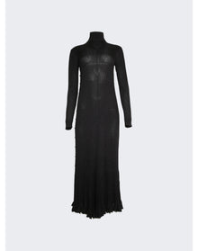 Bottega Veneta | Women | Light Viscose Plissé Dress | Black