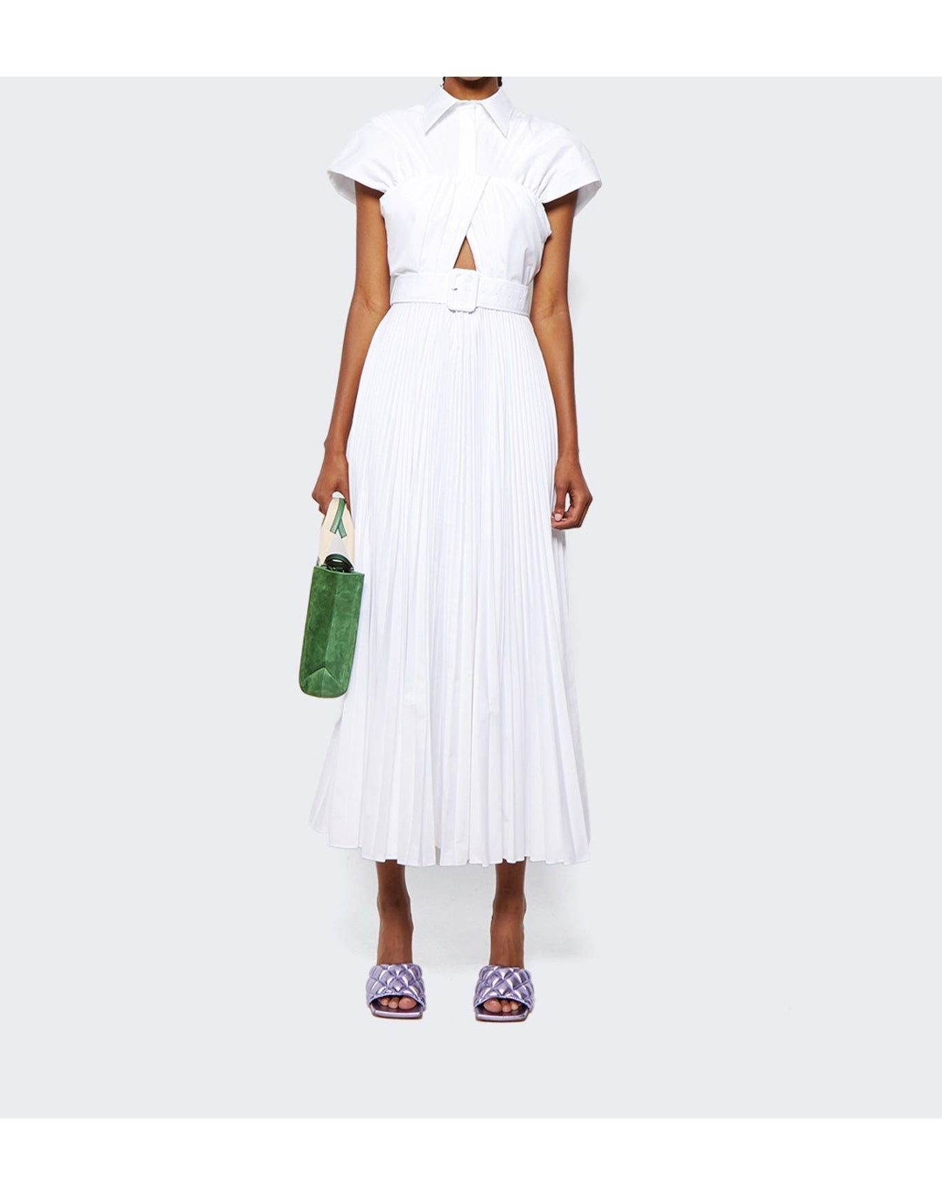 Bottega Veneta | Women | Padded Sandal Lambskin | Wisteria Purple