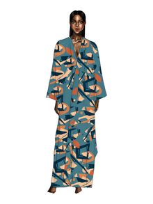 Boubou Kimono | Bwalo Teal