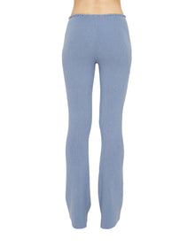 Bow Knit Pants | Denim Blue