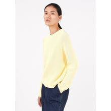 Boxy Crew Neck Jumper | Women | Lemon