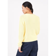 Boxy Crew Neck Jumper | Women | Lemon