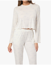 Boxy Crewneck Top | Ivory