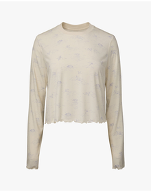 Boxy Crewneck Top | Ivory
