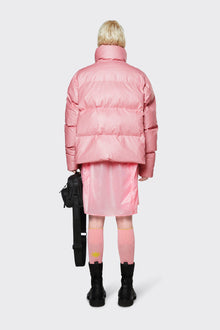 Unisex | Boxy Puffer Jacket | Pink Sky