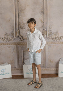 Boy | Charlotte Baby Shorts | Blue