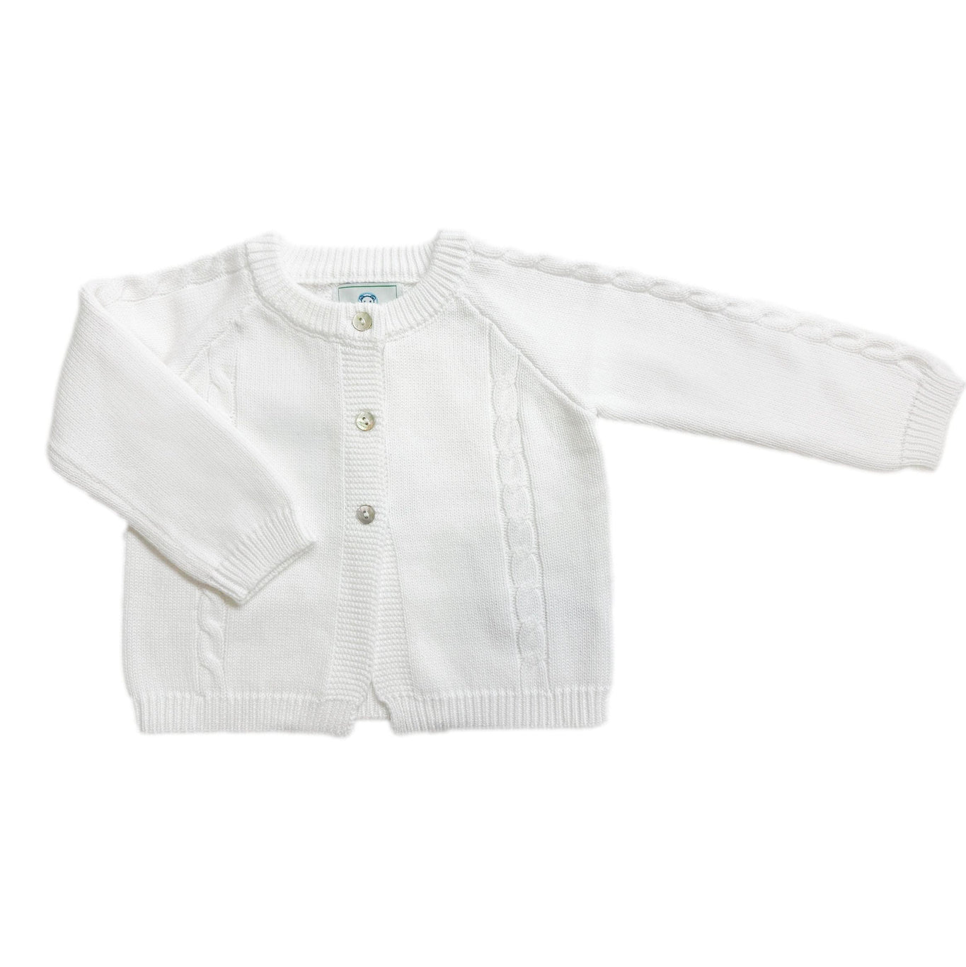 Boy | Knit Cotton Cardigan | White