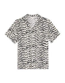 Boyfriend Tiger Shirt | Off White