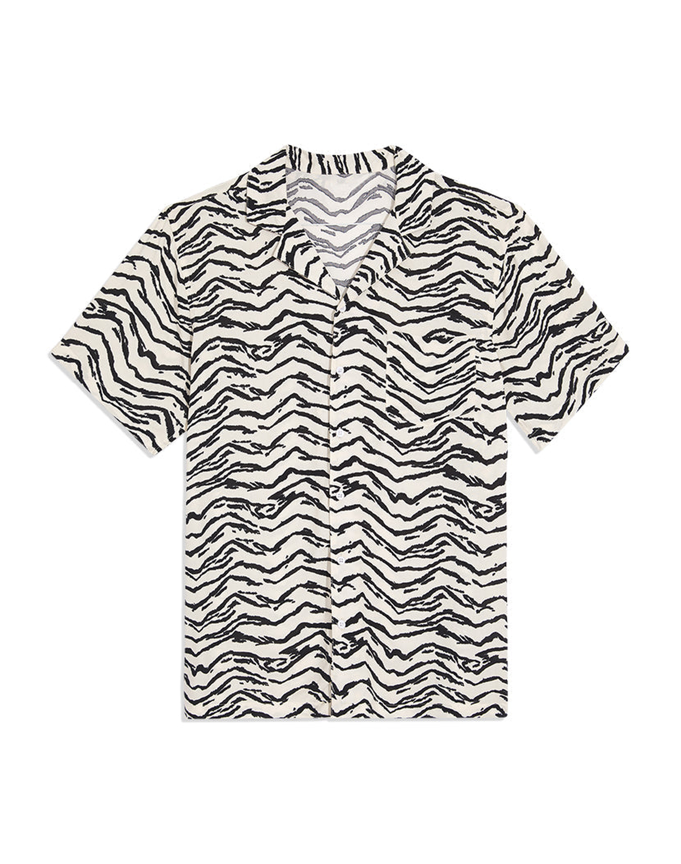 Boyfriend Tiger Shirt | Off White
