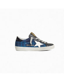 Boys | Bonpoint X Golden Goose Printed Leather Sneakers | Navy