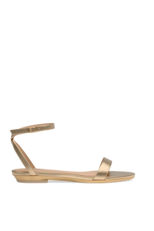 The Brenna Flat | Matte Gold