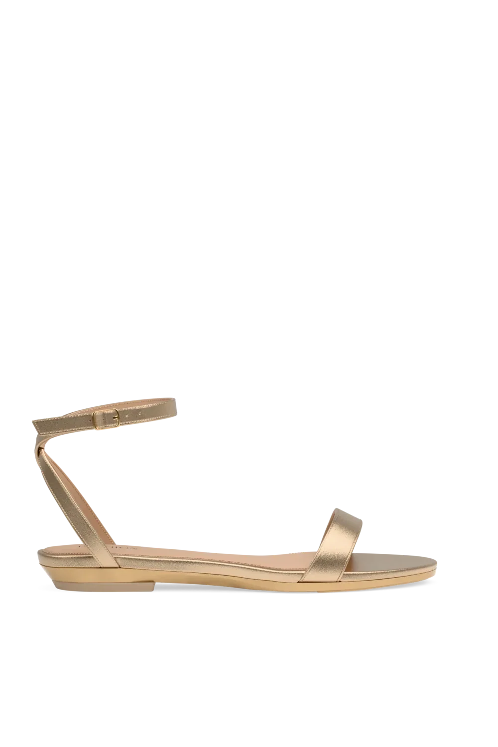 The Brenna Flat | Matte Gold