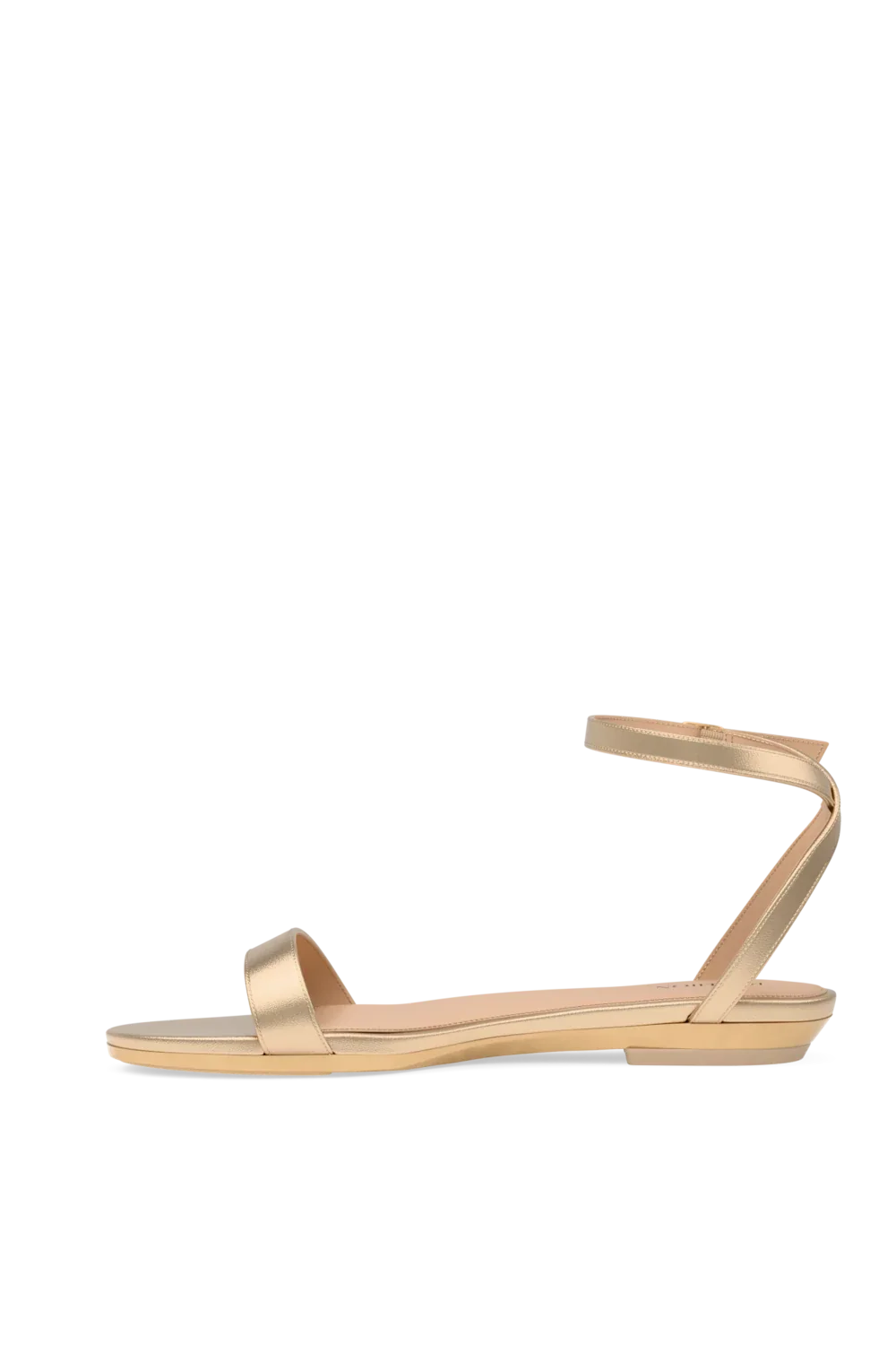 The Brenna Flat | Matte Gold