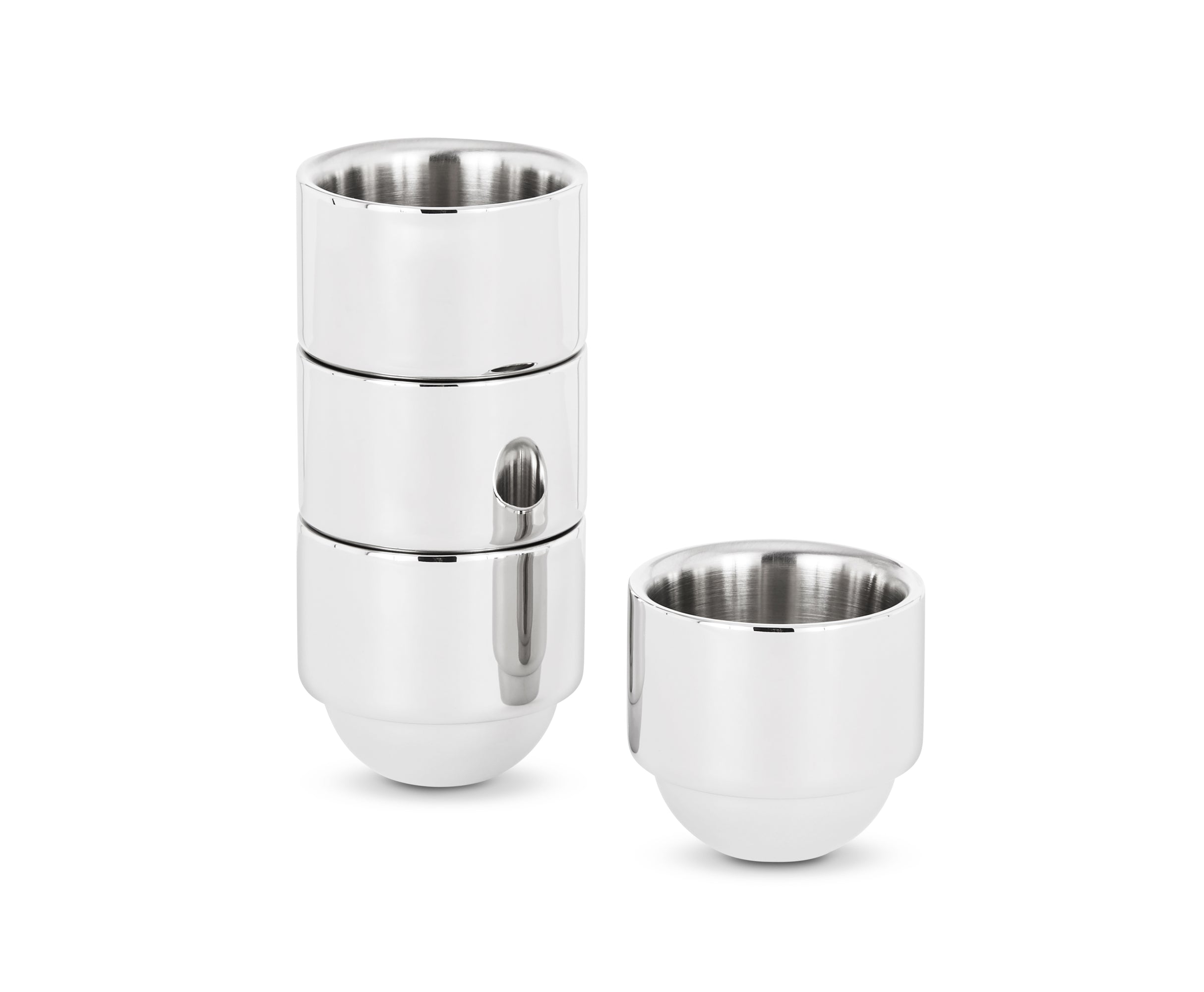 Brew Espresso Cups x 4 | Steel