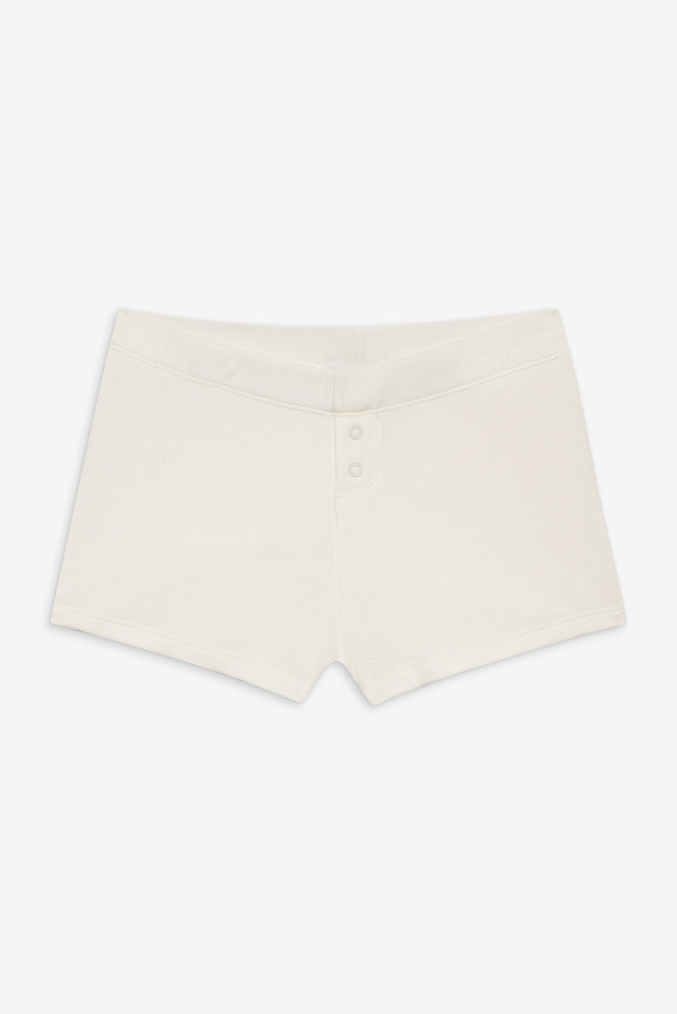 Bridget Pointelle Shorties in White