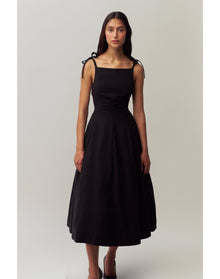 Brigitte Midi Gown | Black