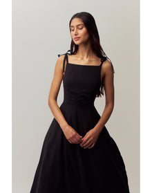 Brigitte Midi Gown | Black