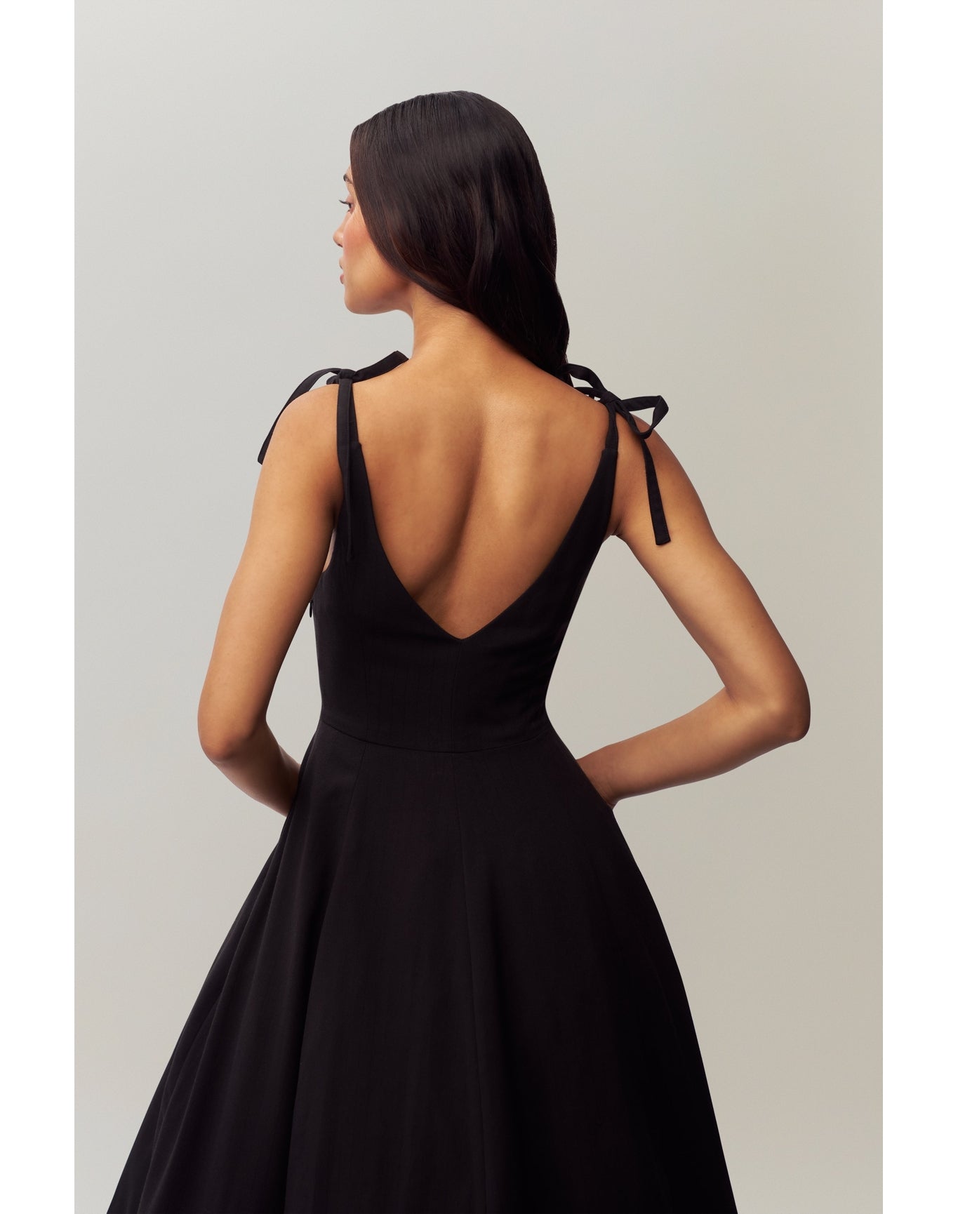 Brigitte Midi Gown | Black