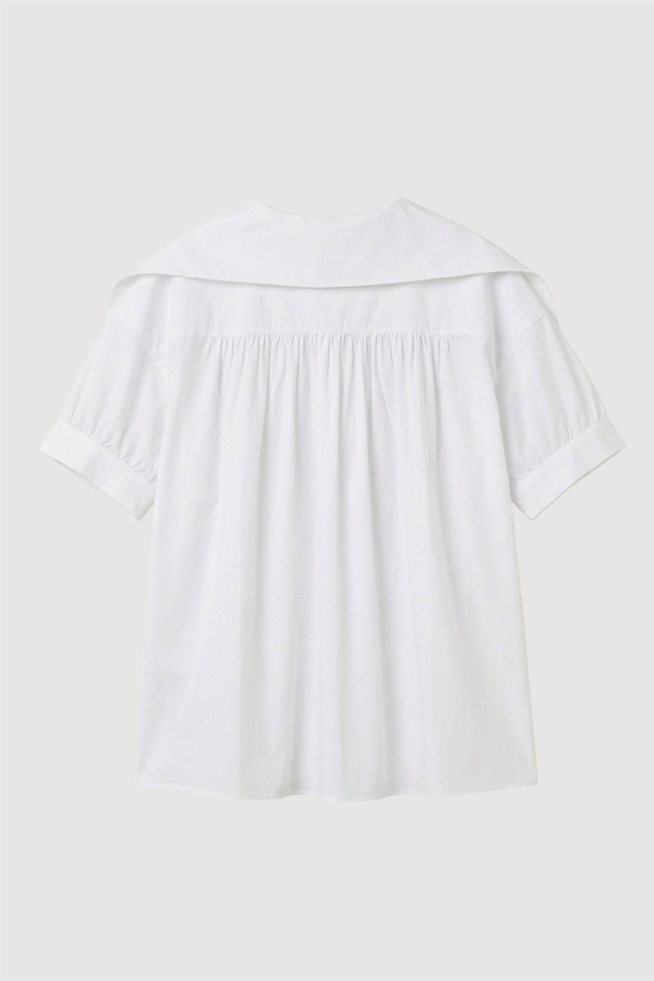 Mali | Bronte Foldover Scarf-Neck Tunic Top in Size Small - Flat