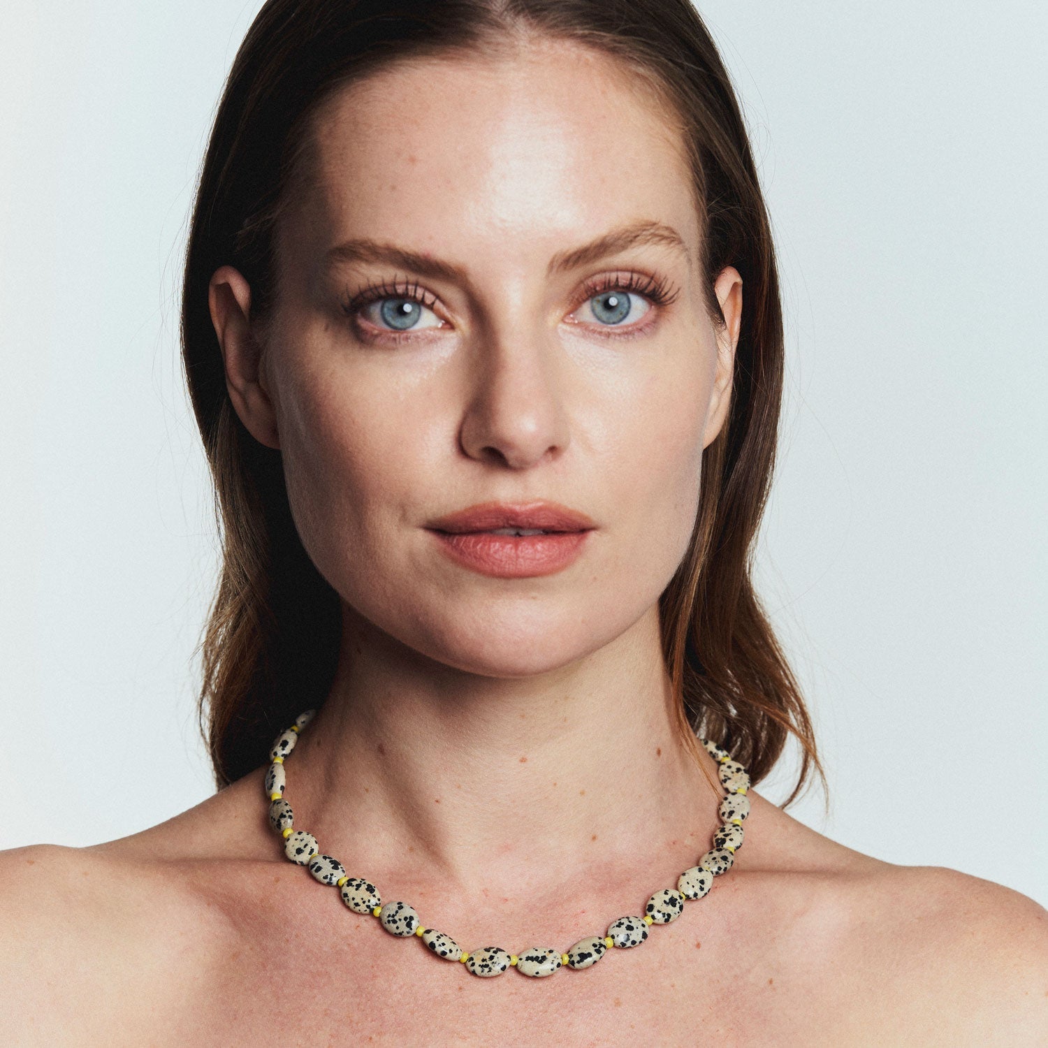 Jupiter Necklace | Black/Tan | 14K Gold Plated Brass