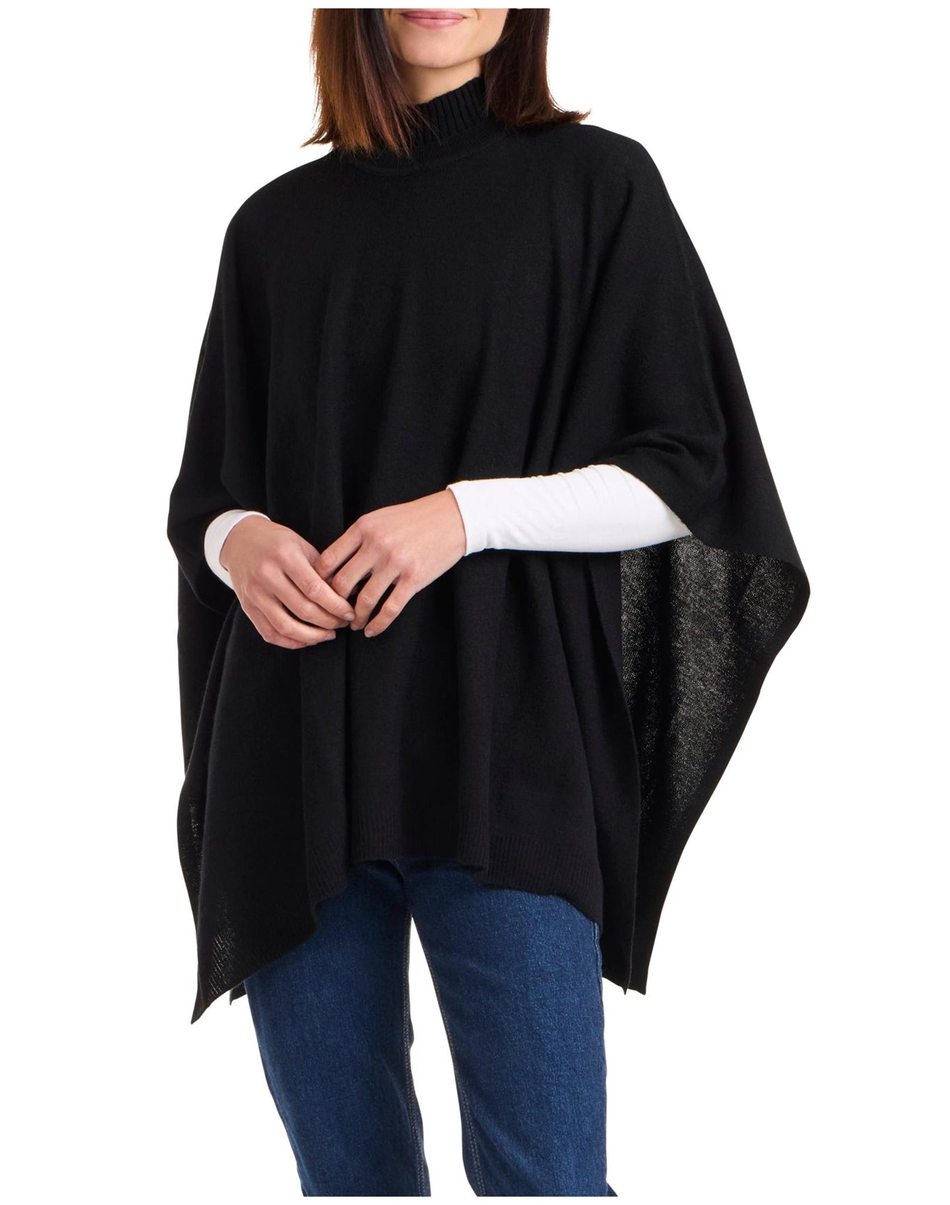Bruno Magli | Women | Cashmere Poncho | Black