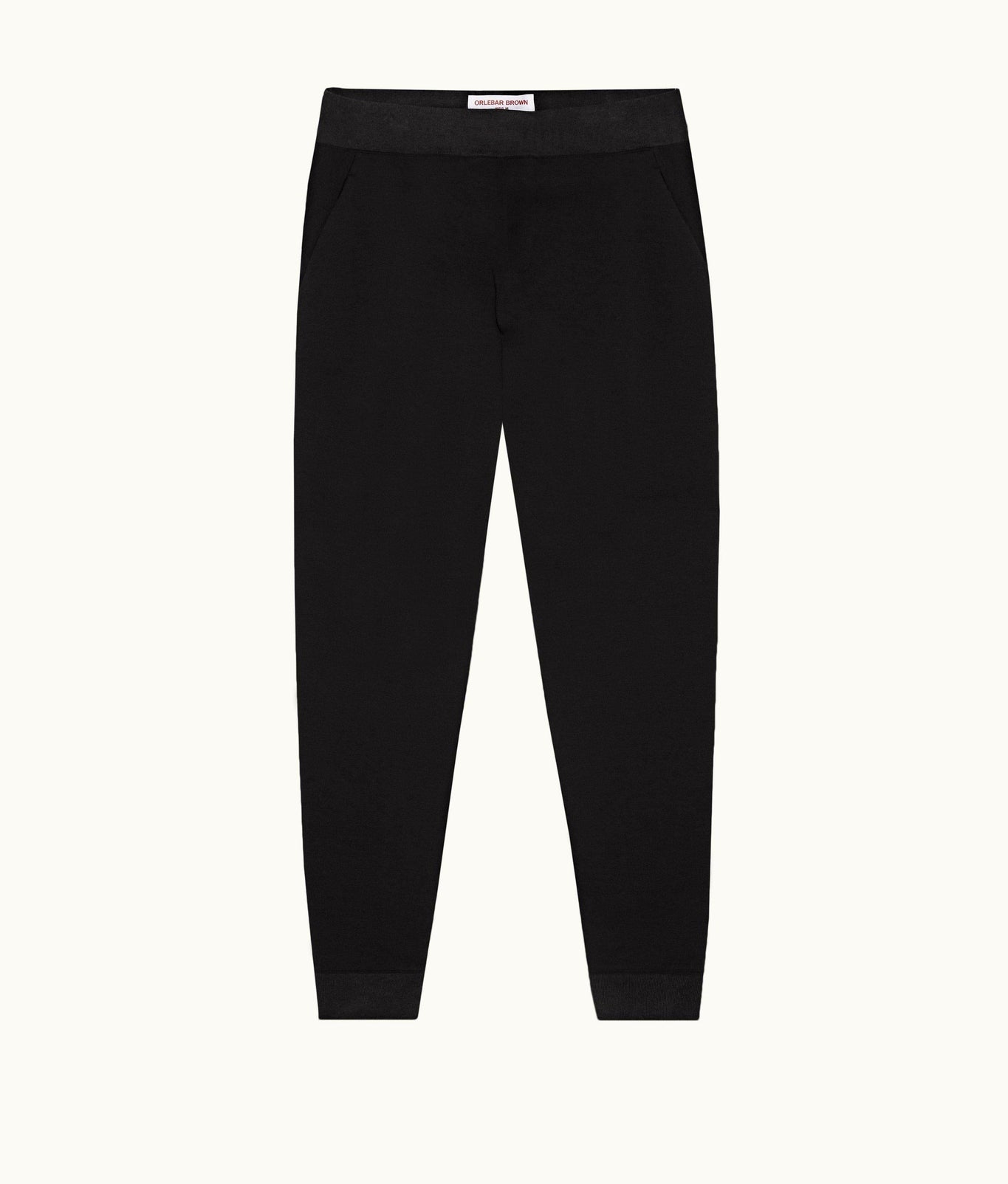 Brunswick Tailored Fit Ice Wool Sweatpants | Black
