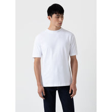 Brushed Cotton Mock Neck | Men | White