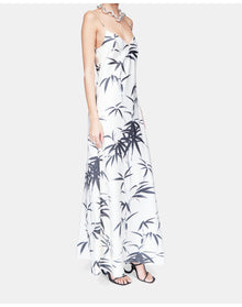 Brushstroke Slip Dress | Palm Print