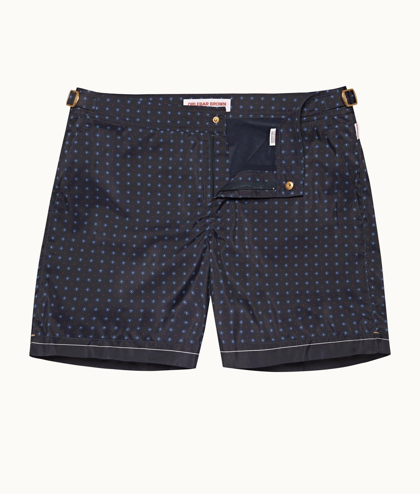 Bulldog Cravat Mid-Length Swim Shorts | Night Iris
