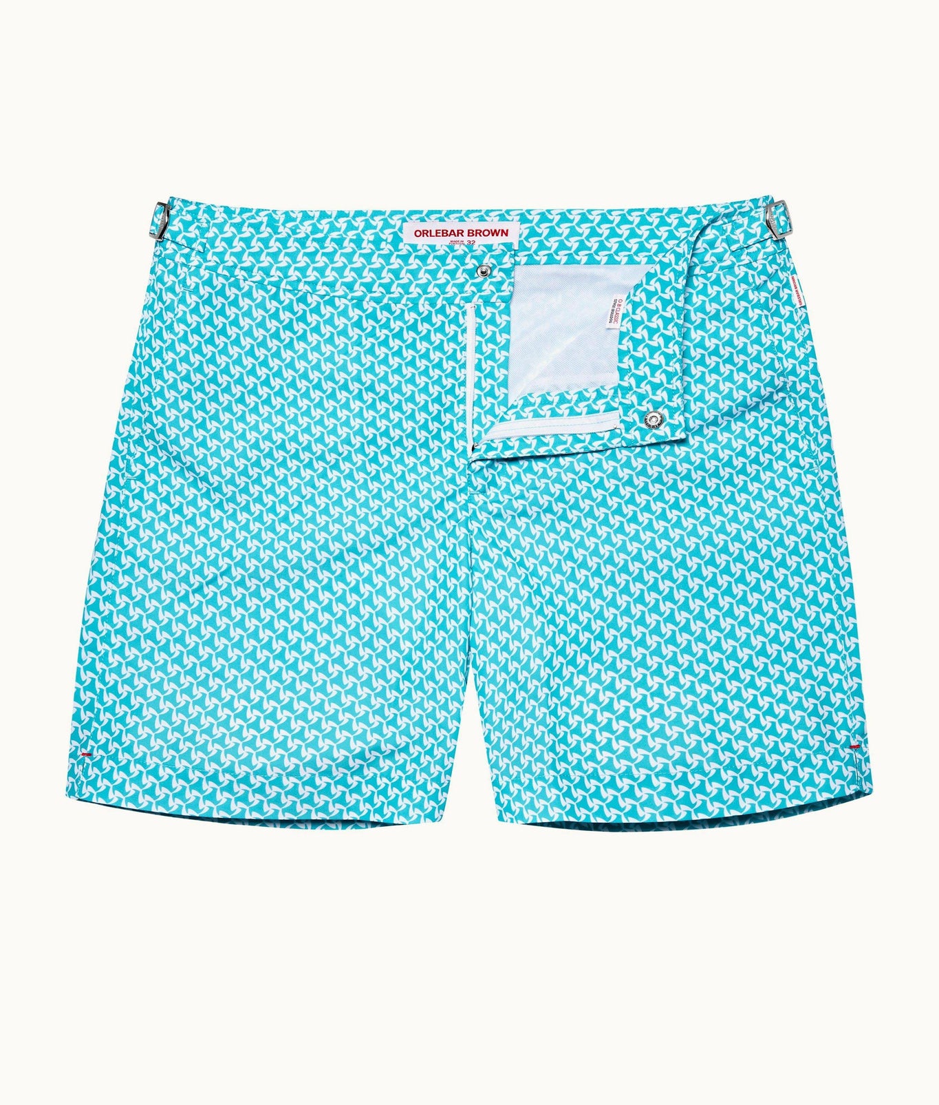 Bulldog Gyre Mid-Length Swim Shorts | Crystal Sea