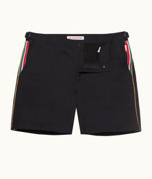 Bulldog Merino Mid-Length Ob Tape Merino Swim Shorts | Night Iris