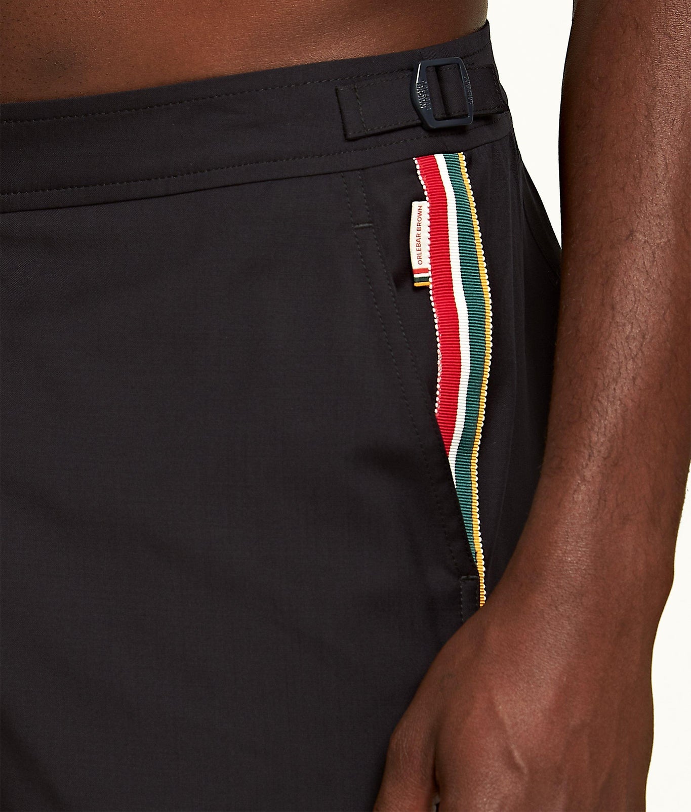 Bulldog Merino Mid-Length Ob Tape Merino Swim Shorts | Night Iris