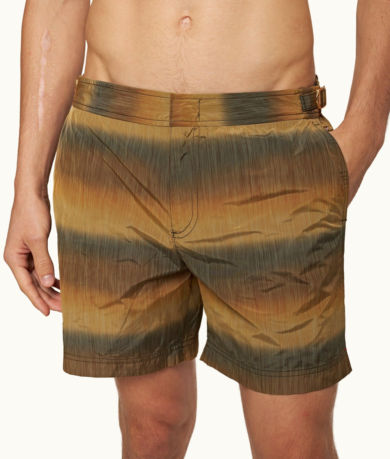 Bulldog Mid-Length Swim Shorts | Gold