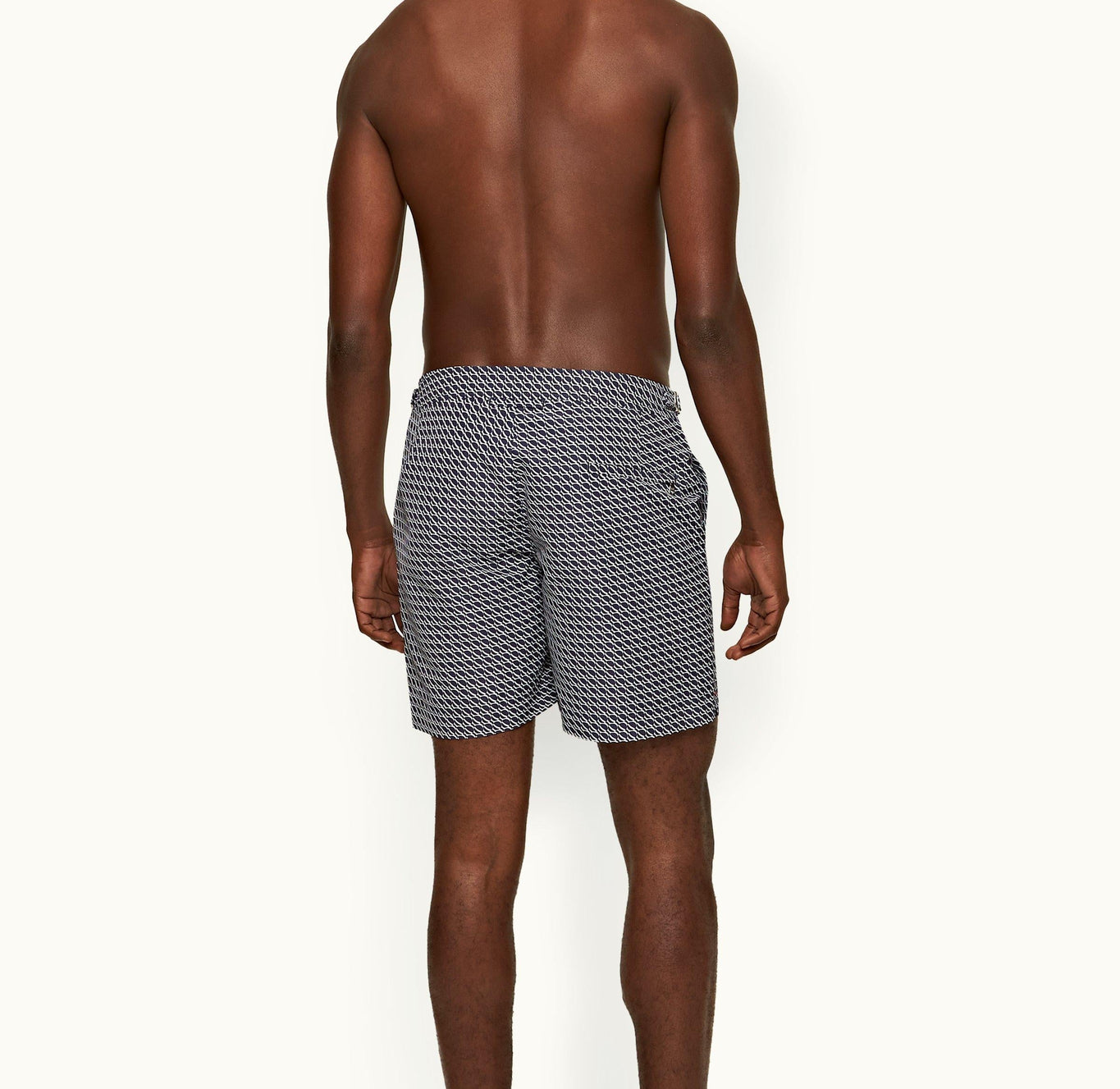 Bulldog Orbit Mid-Length Swim Shorts | Midnight Navy