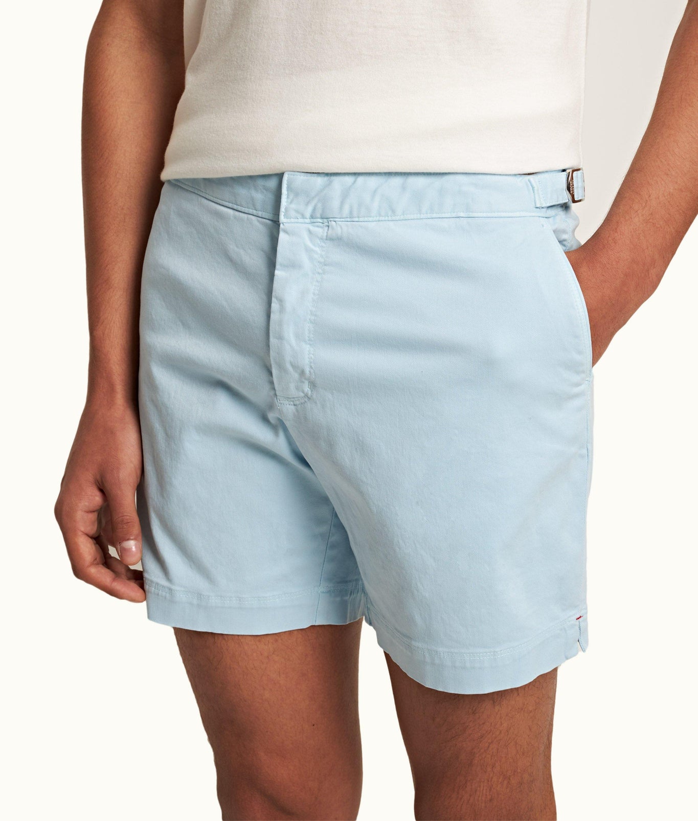 Bulldog Stretch-Cotton Mid-Length Stretch-Cotton Shorts | Island Sky