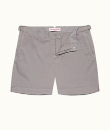 Bulldog Stretch-Cotton Mid-Length Stretch-Cotton Shorts | Powdered Slate