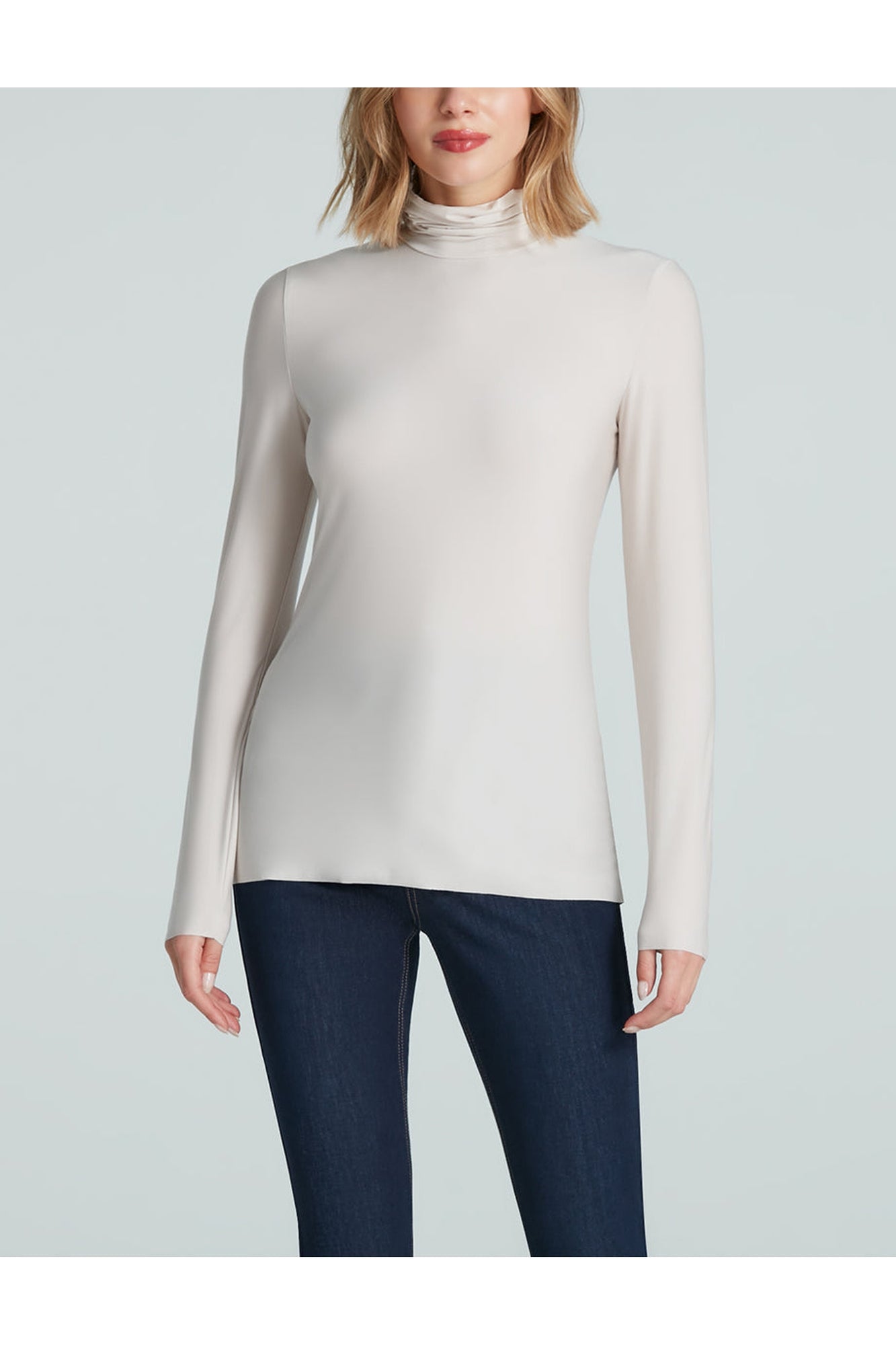 Butter Long Sleeve Turtleneck | Porcelain