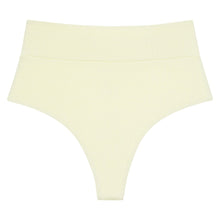 Women | Added Coverage High Rise Bikini Bottom | Buttercream Rib