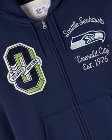 Mens | NFL Seattle Seahawks Waffle Lined Hoodie | Navy