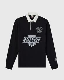 Mens | NHL Los Angeles Kings Rugby Polo | Black
