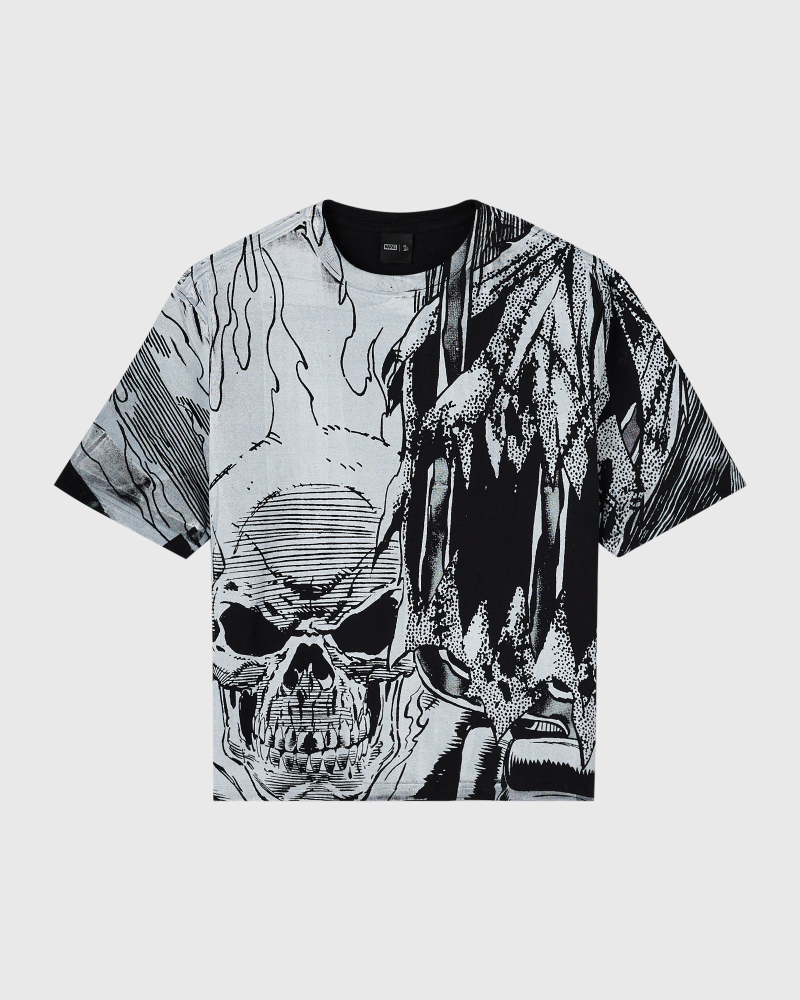 Marvel Ghost Rider Splash Page Tee - Black