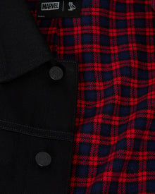 Marvel Weapon X Denim Trucker Jacket - Black Rigid
