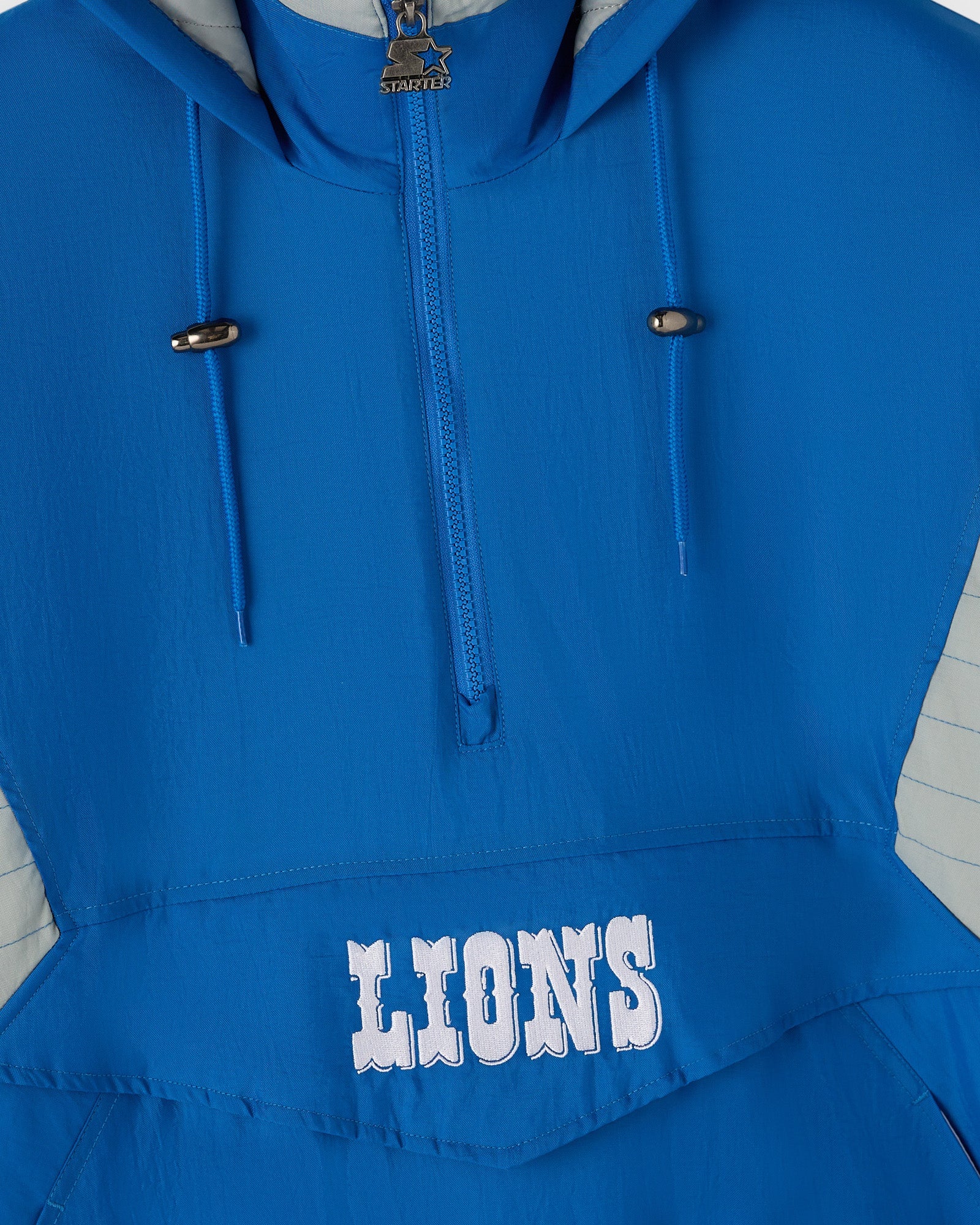 Mens | NFL Starter Detroit Lions Pullover Jacket | Blue