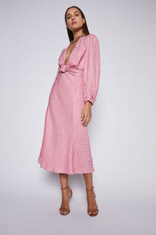 French Textured Weave Dress Pale Pink PALE.PINK - Scanlan Theodore US