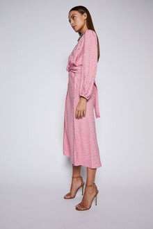 French Textured Weave Dress Pale Pink PALE.PINK - Scanlan Theodore US