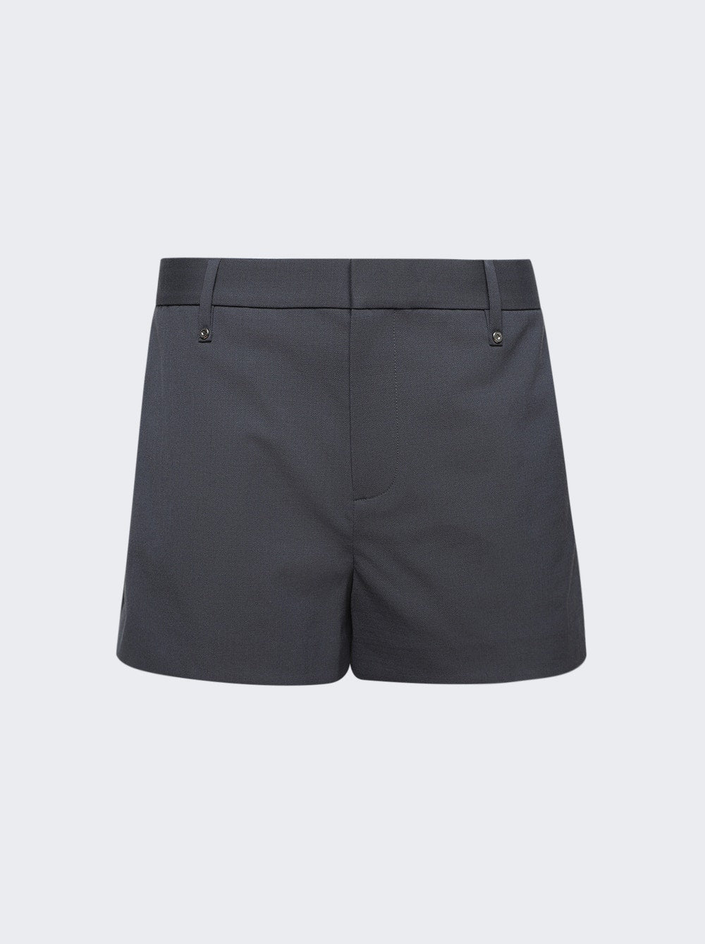 Women | Dion Lee | Riveted Tailored Short | Asphalt