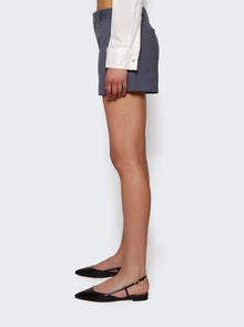 Women | Dion Lee | Riveted Tailored Short | Asphalt