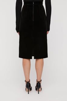 Velvet Skirt Black BLACK - Scanlan Theodore US