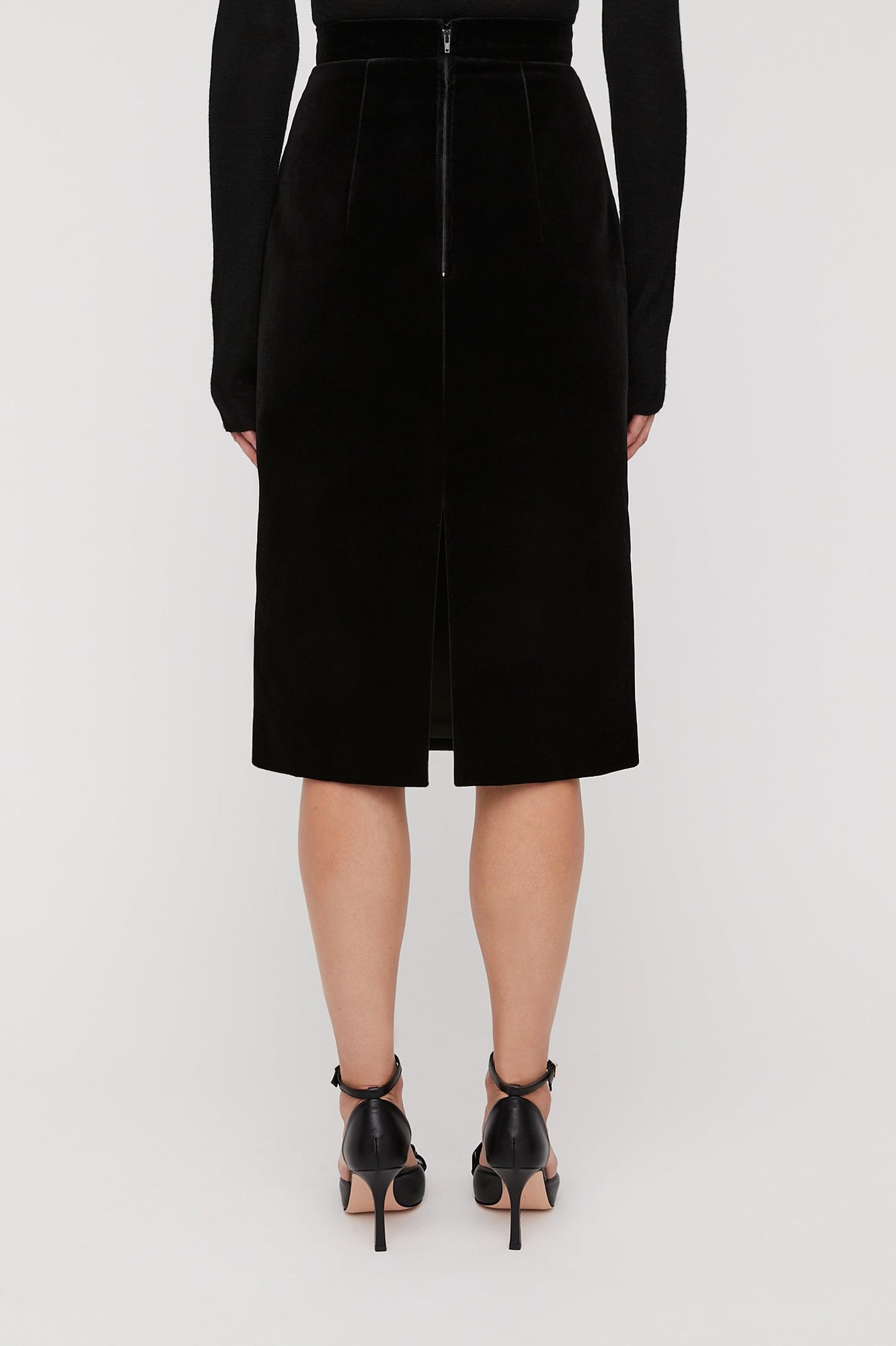 Velvet Skirt Black BLACK - Scanlan Theodore US